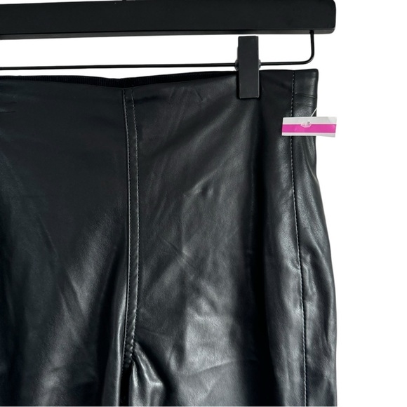 rag & bone Skinny Leg Nina Faux Leather Black Pants High Waist XS - Picture 9 of 15